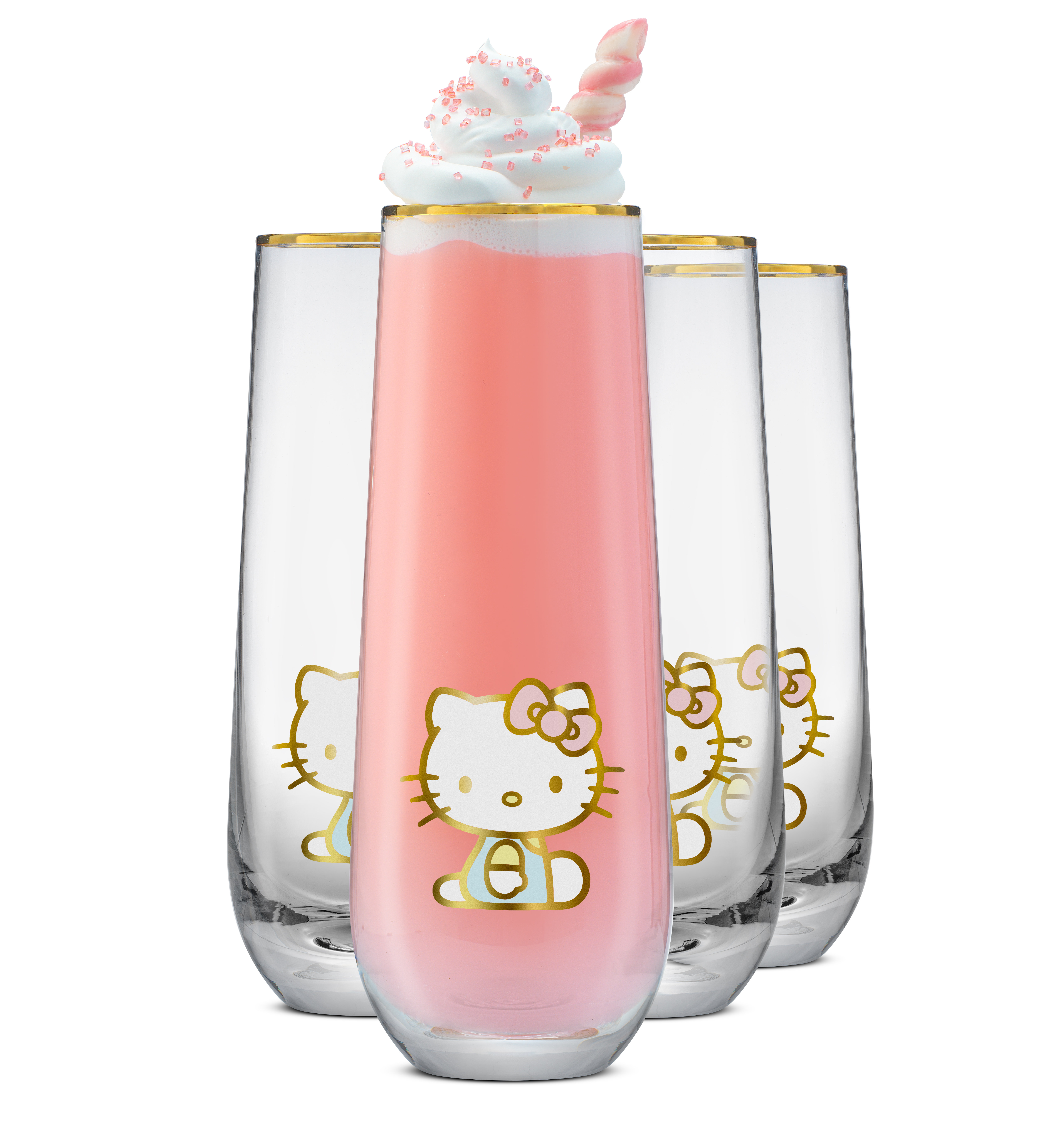 JoyJolt Hello Kitty® And Friends 9.4oz. Lead-Free Borosilicate